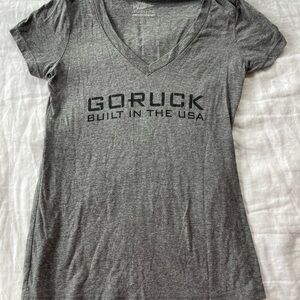 GORUCK Women's Charcoal V-Neck Tee